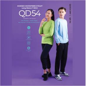 QD54 Drifit Round Neck TShirt (Long Sleeve)